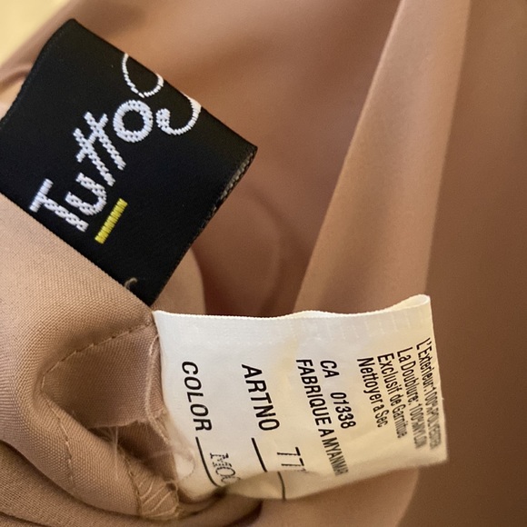 NWT Tutto Bene Chiffon 7712 Trapeze Dress Size 6 Bridalane - Picture 10 of 14